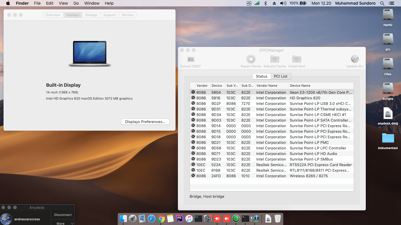 HP Probook 440 G4 [Intel HD 620] 2